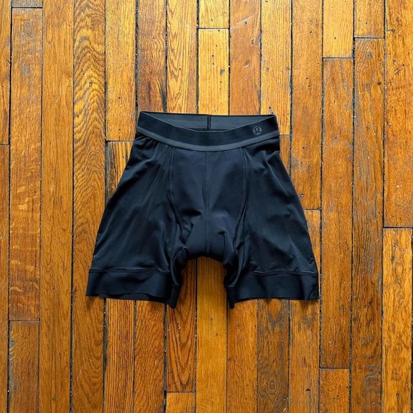 Lululemon Other - Lululemon Cycling Padded Men Black Grey Compression Bike Peloton Workout Shorts